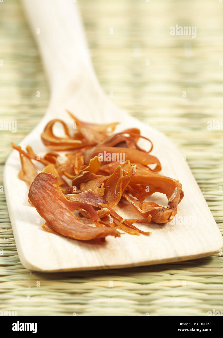 DRIED MACE FORM NUTMEG myristica fragrans Stock Photo Alamy