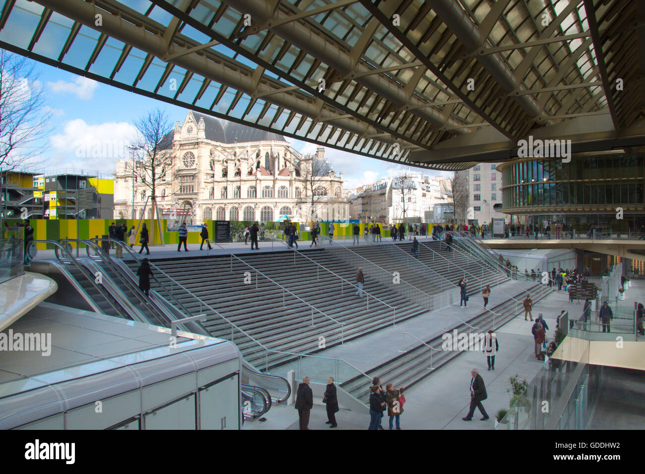 Paris,forum,Les Halles Stock Photo