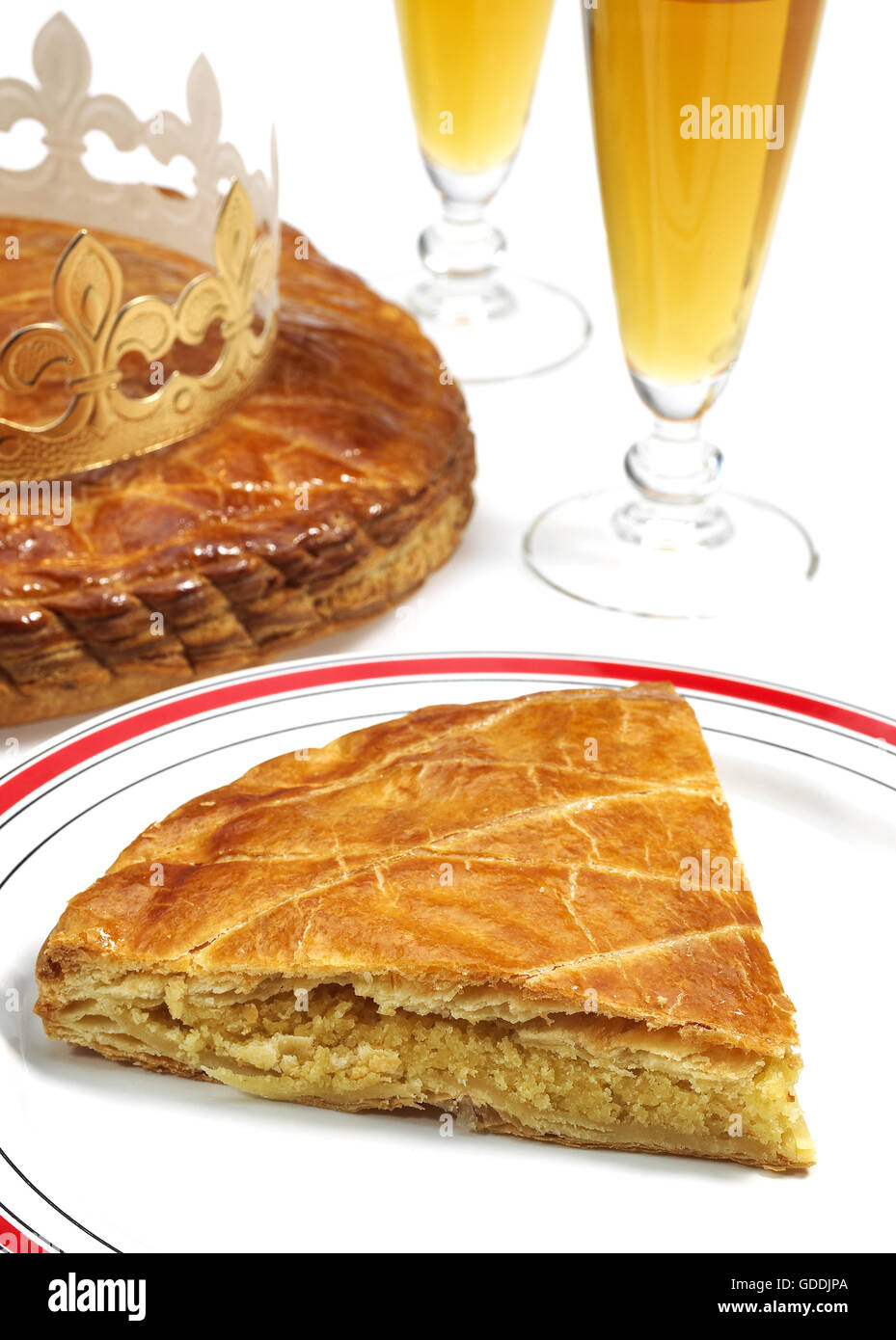 Galette Des Rois With Crown High Resolution Stock Photography and Images -  Alamy