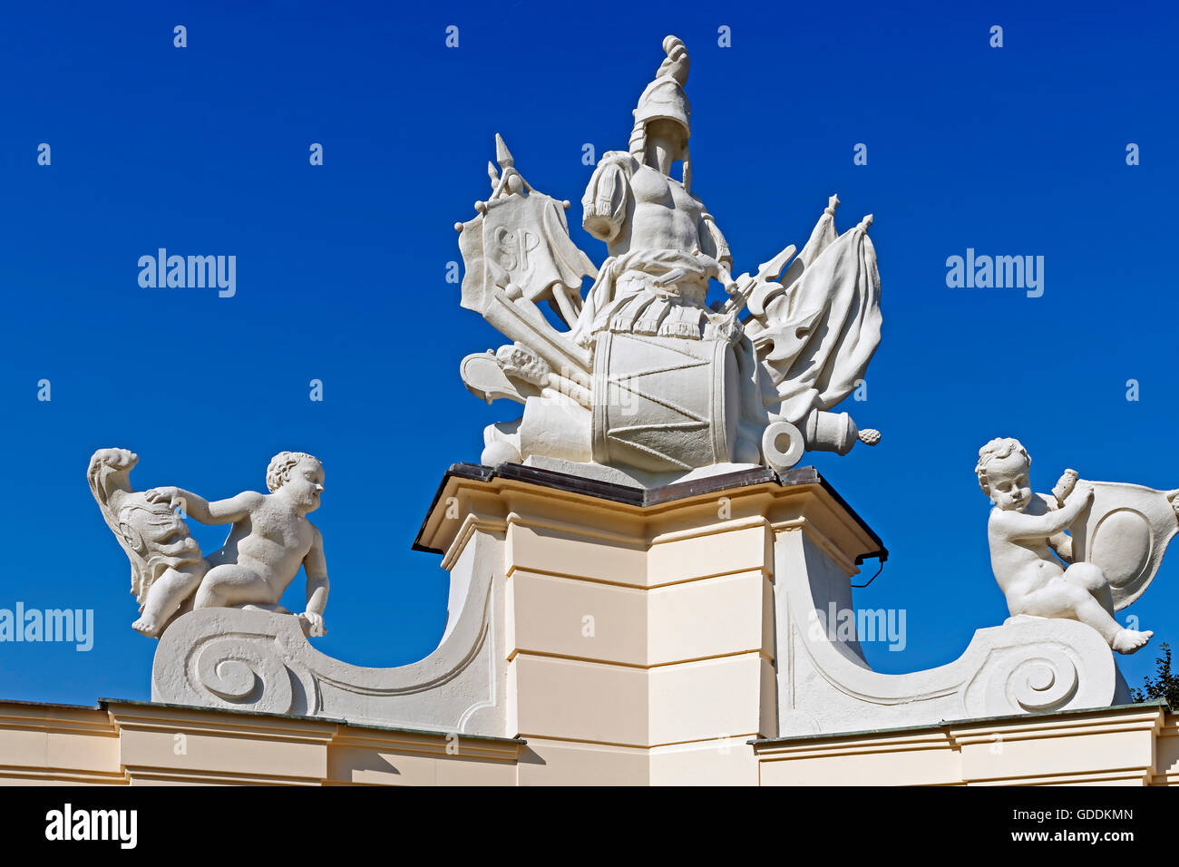 Castle,Belvedere,upper Belvedere,entrance,wall Stock Photo
