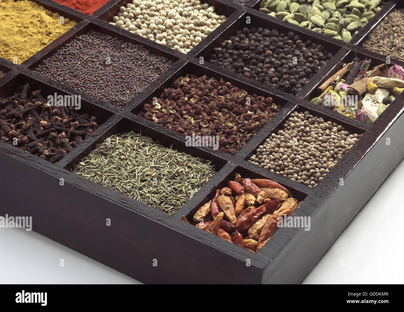 Spices Box Stock Photo