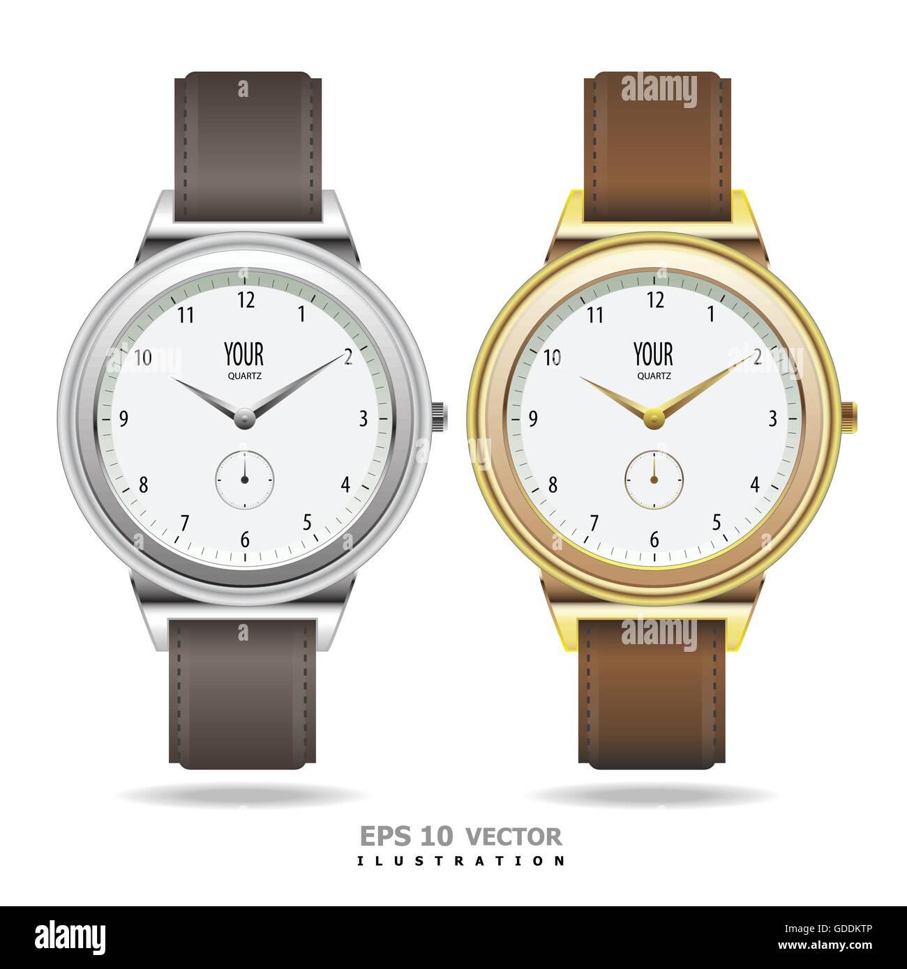 Classic watch Stock Vector Images Alamy