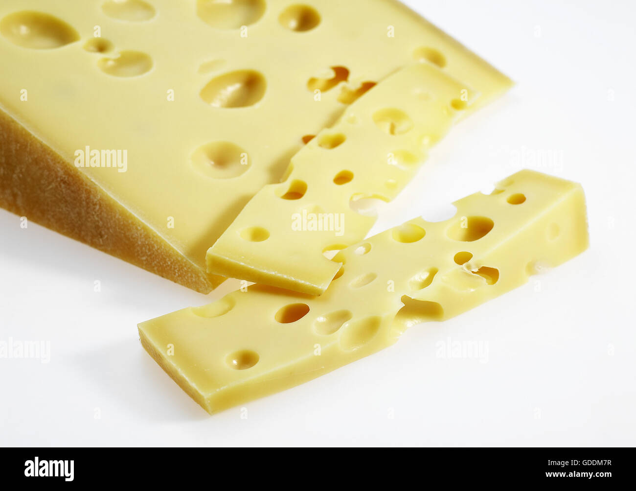 Emmental, Cheese produced from Cow's Milk Stock Photo Alamy