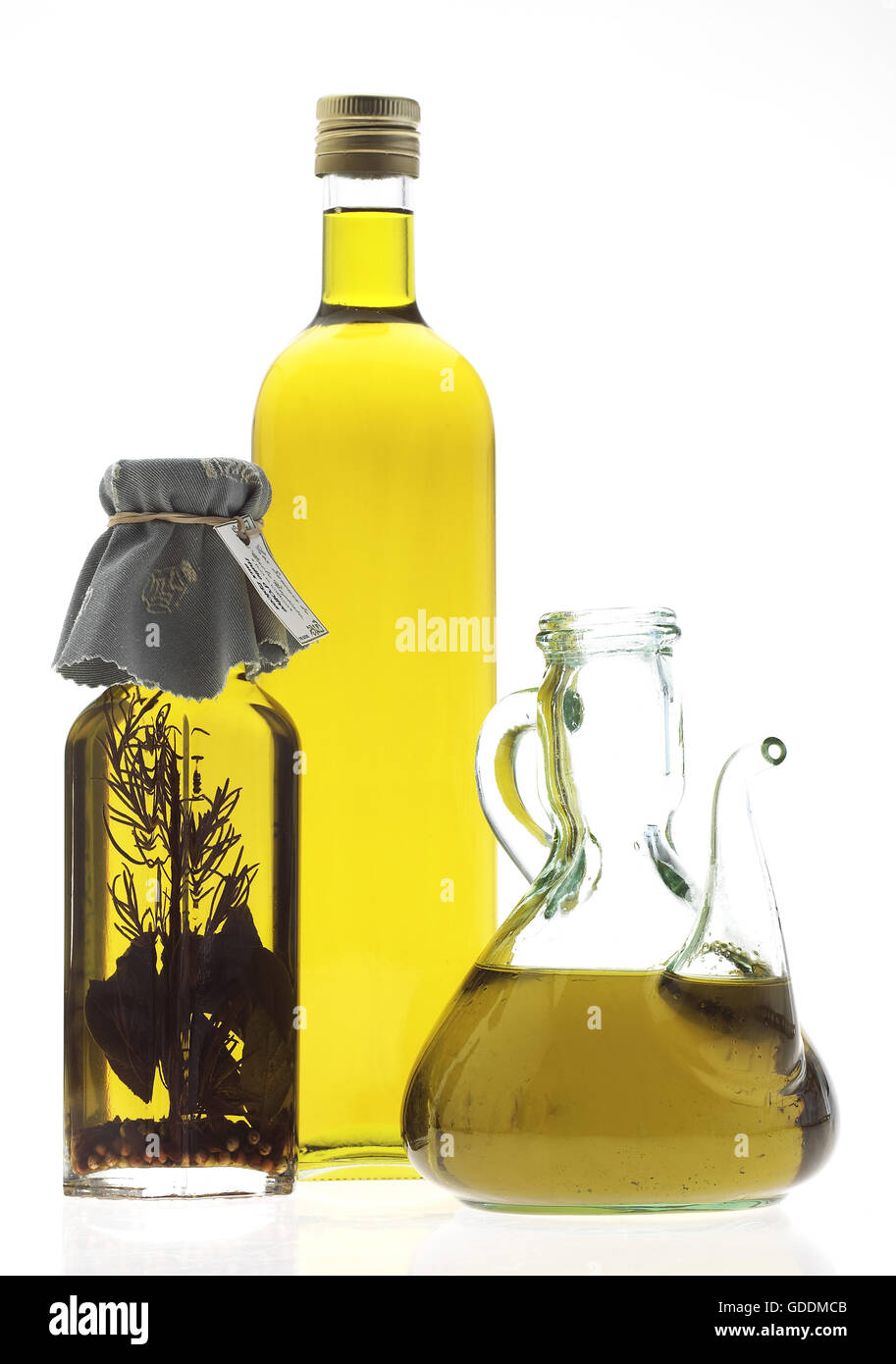 Bottles of Olive Oil Stock Photo Alamy