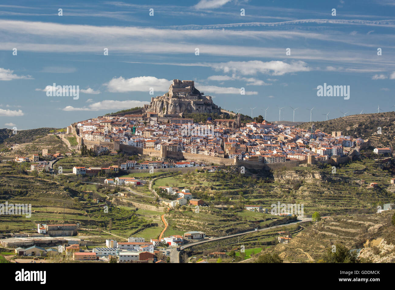 Spain,Valencia region,Castellon province,Morella City Stock Photo