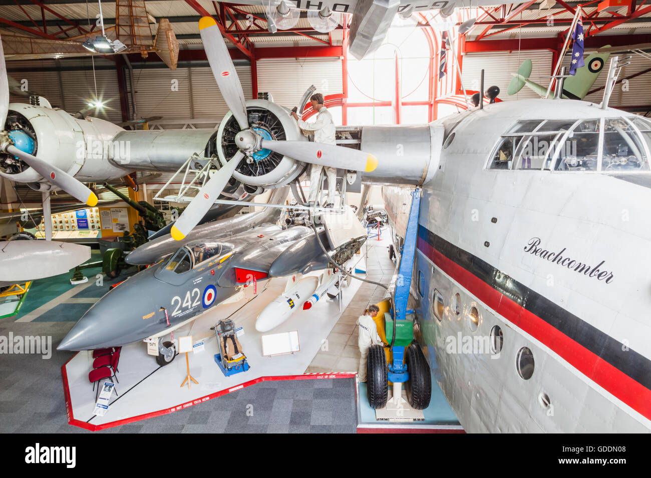 England,Hampshire,Southampton,The Solent Sky Museum,Display of