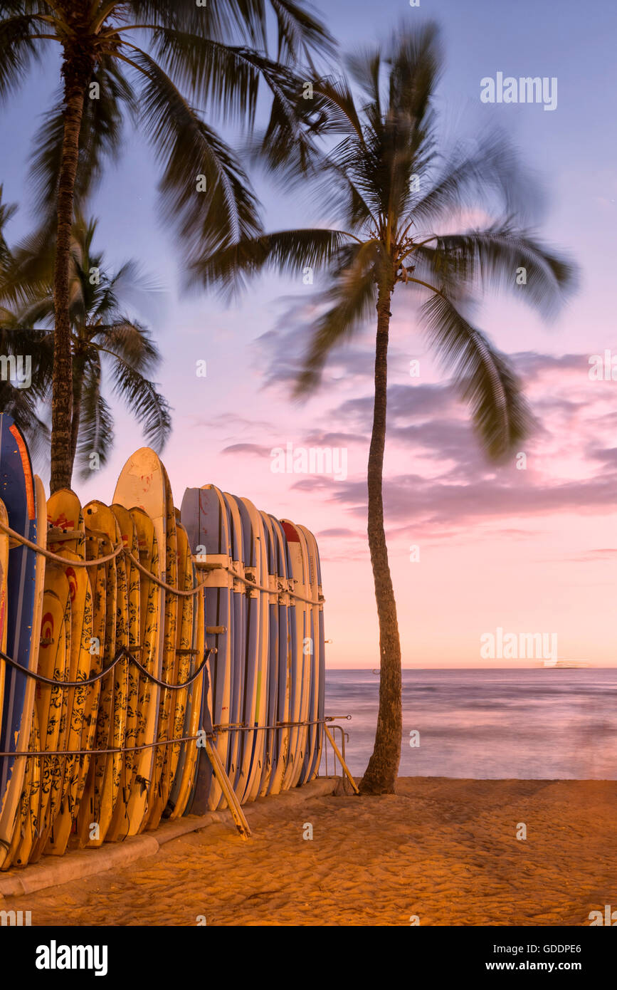 Waikiki beach surf hi-res stock photography and images - Alamy