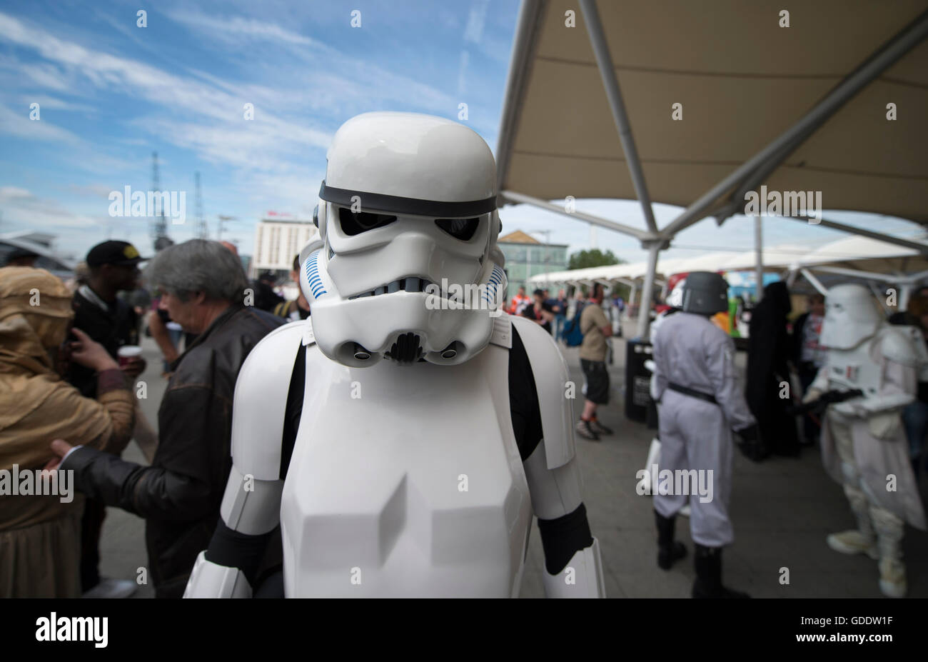 ExCel London, UK. 15th July 2016. Star Wars Celebration Europe 2016 opens at Excel, running from