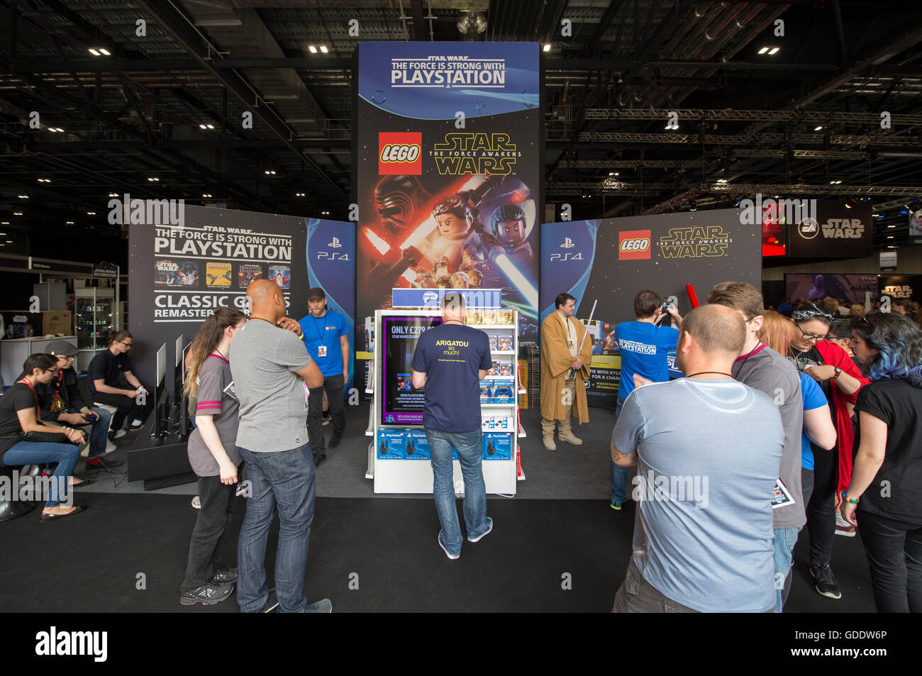 ExCel London, UK. 15th July 2016. Star Wars Celebration Europe 2016 opens at Excel, running from