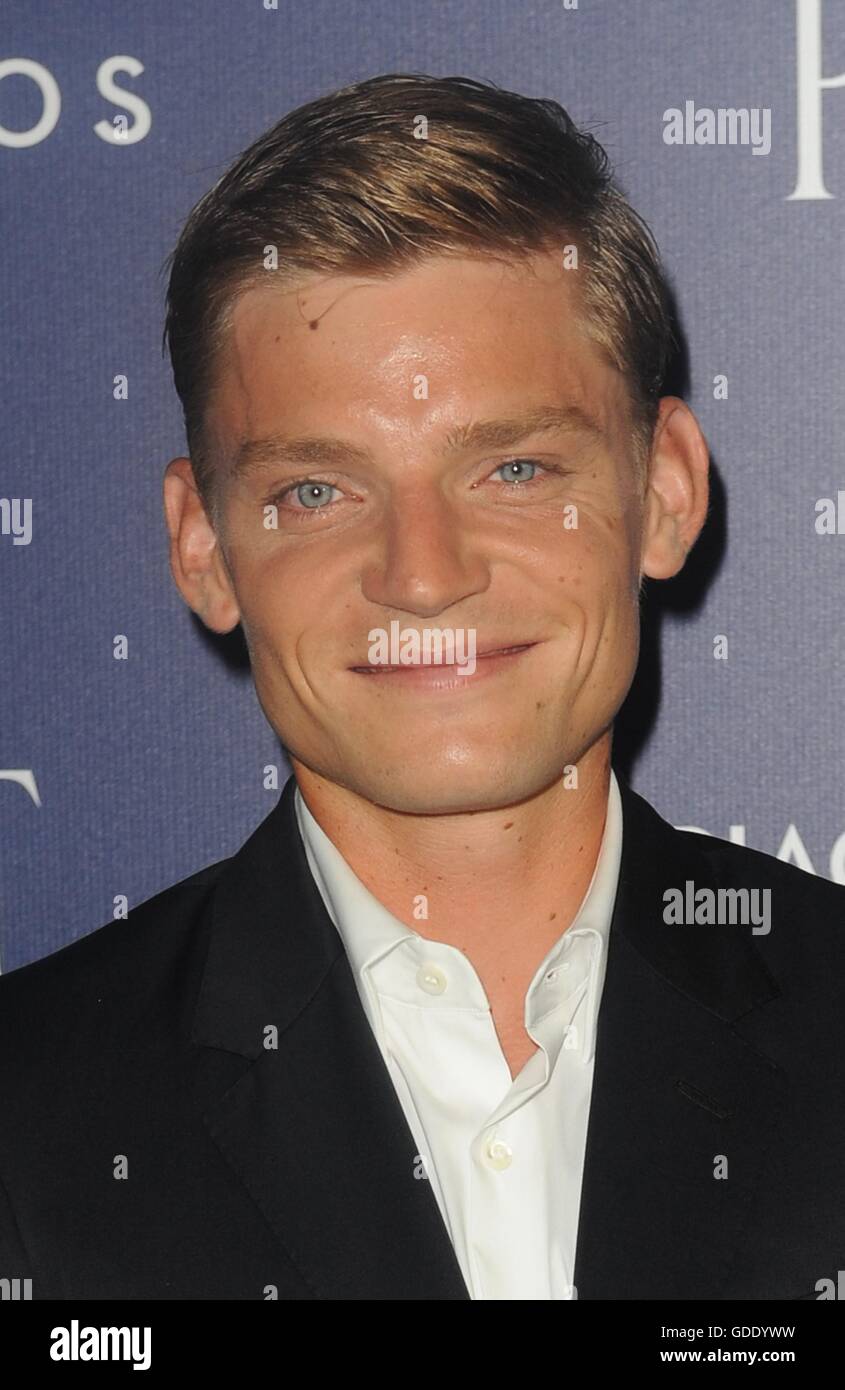 Brooklyn, NY, USA. 15th July, 2016. David Goffin at arrivals for Piaget Launch Party for The Maison Timepiece, The Duggal Greenhouse, Brooklyn, NY July 15, 2016. Credit:  Kristin Callahan/Everett Collection/Alamy Live News Stock Photo