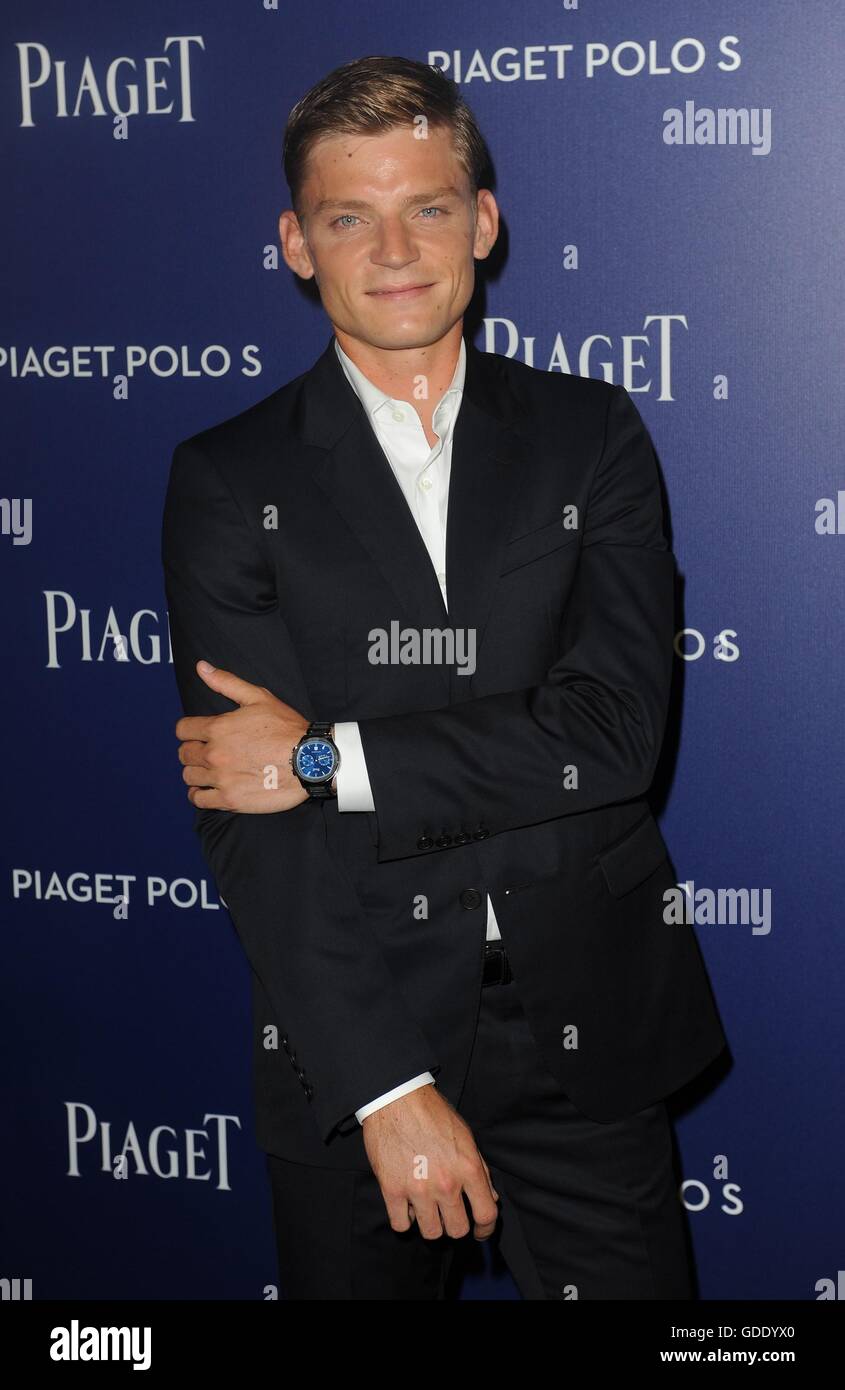Brooklyn, NY, USA. 15th July, 2016. David Goffin at arrivals for Piaget  Launch Party for The Maison Timepiece, The Duggal Greenhouse, Brooklyn, NY  July 15, 2016. Credit: Kristin Callahan/Everett Collection/Alamy Live News