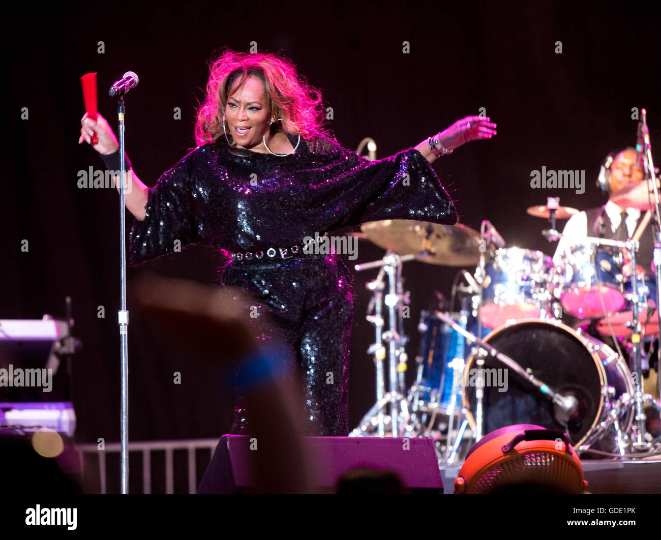 Turlock, CA, USA. 15th July, 2016. Jody Watley and Shalamar Reloaded at the Stanislaus County fair in Turlock California July 13th 2016. © Marty Bicek/ZUMA Wire/Alamy Live News Stock Photo