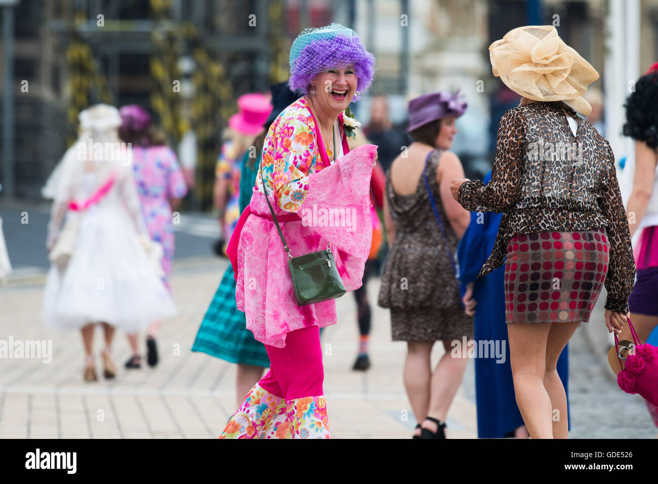 Aberystwyth, Wales, UK. 16th July, 2016. UK weather Despite the cloudy
