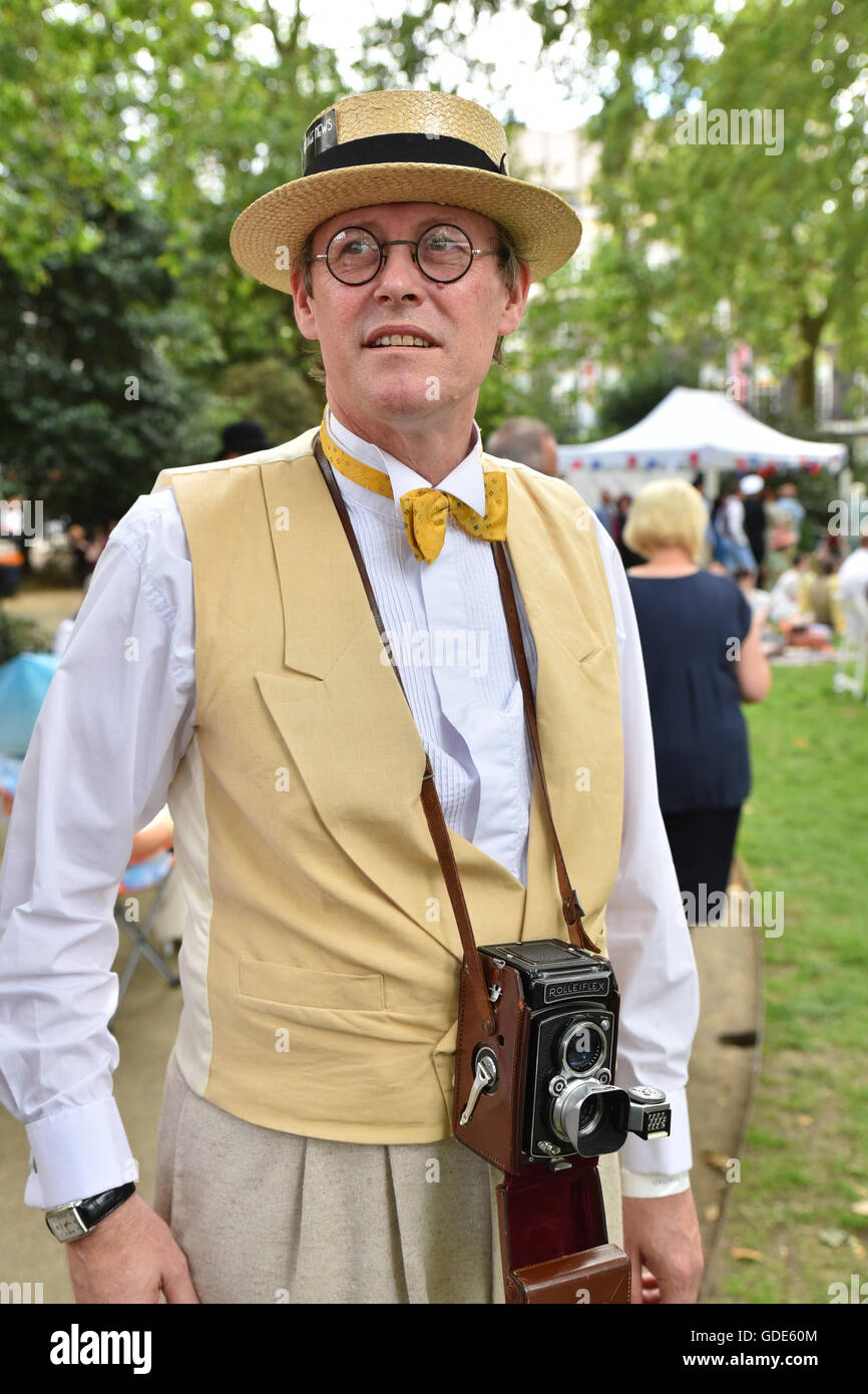 Bedford Square, London, UK. 16th July 2016. The Chap Olympiad takes
