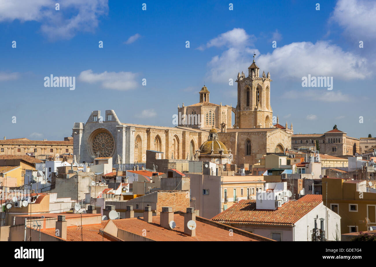 Spain,Catalonia,Tarragona City,Tarragona Cathedral Stock Photo Alamy