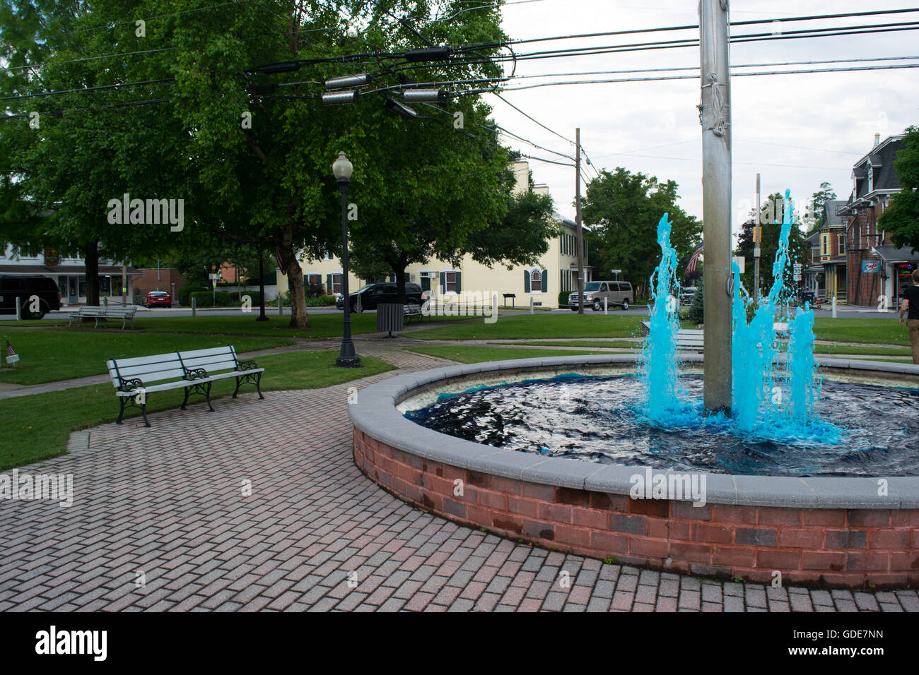 New Oxford Pennsylvania Square Stock Photo Alamy