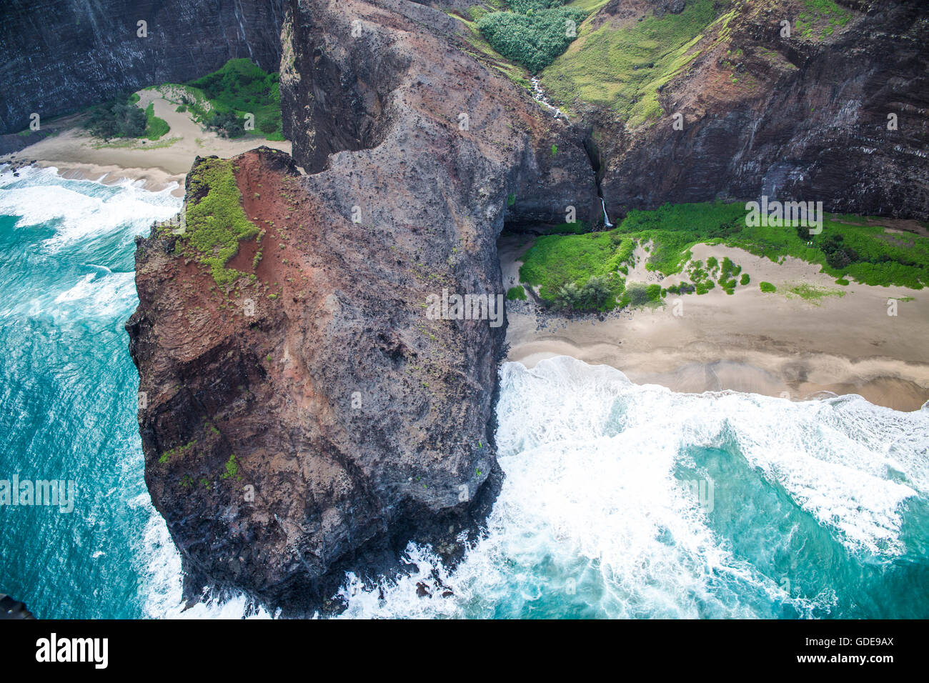 Kauai aerial hi-res stock photography and images - Alamy