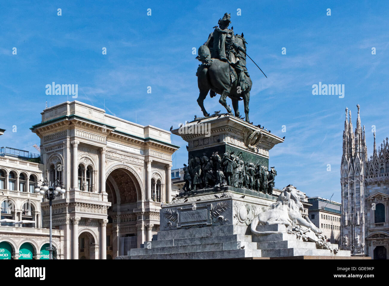 Piazza del Duomo Stock Photo