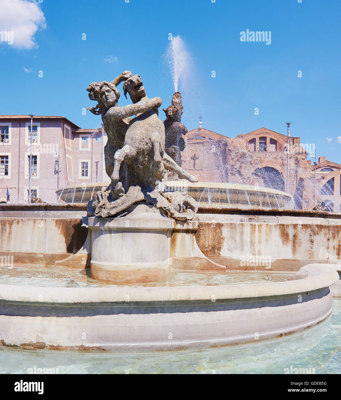 Fontana Delle Naiadi Piazza Della Repubblica Rome Lazio Italy Europe ...