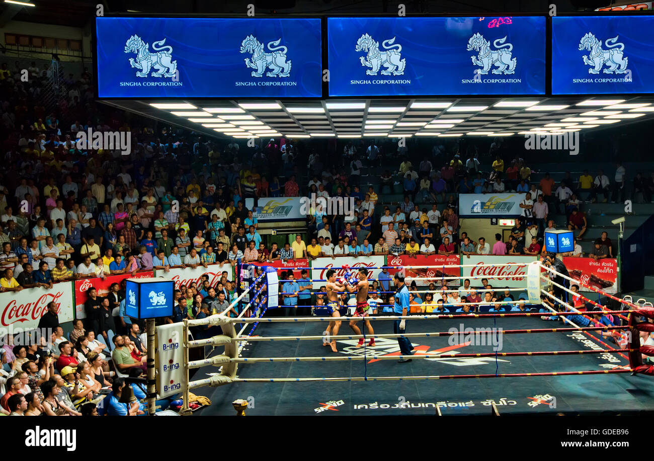 Thai boxing, Bangkok, Thailand Stock Photo Alamy