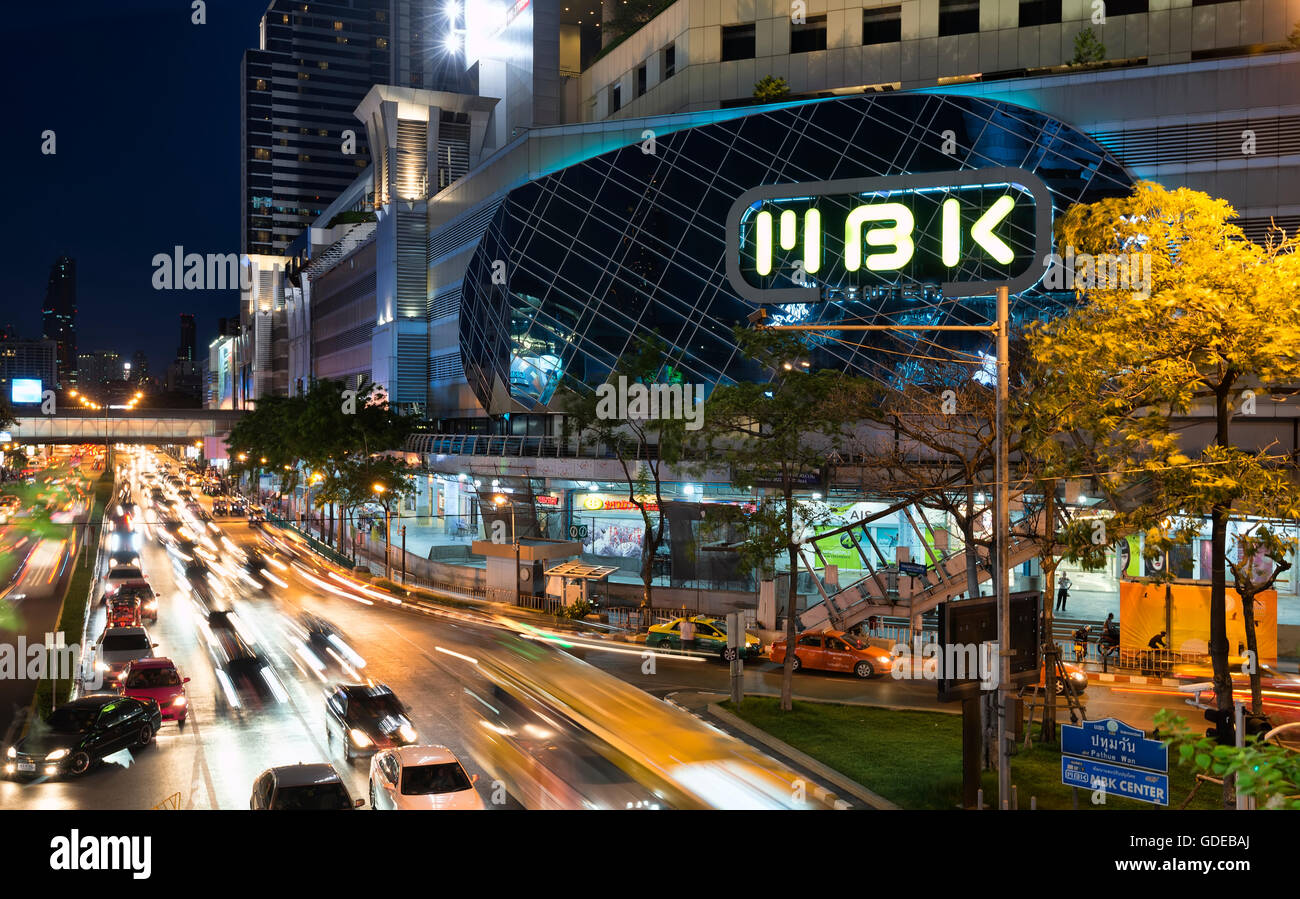 MBK Center, the most famous shopping mall in Bangkok, Bangkok, Thailand. Stock Photo
