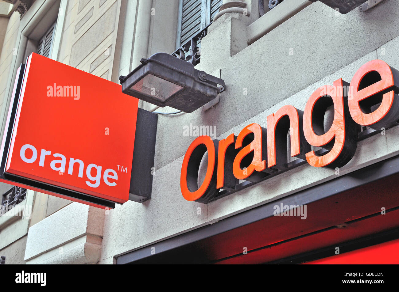 Orange mobile hi-res stock photography and images - Alamy