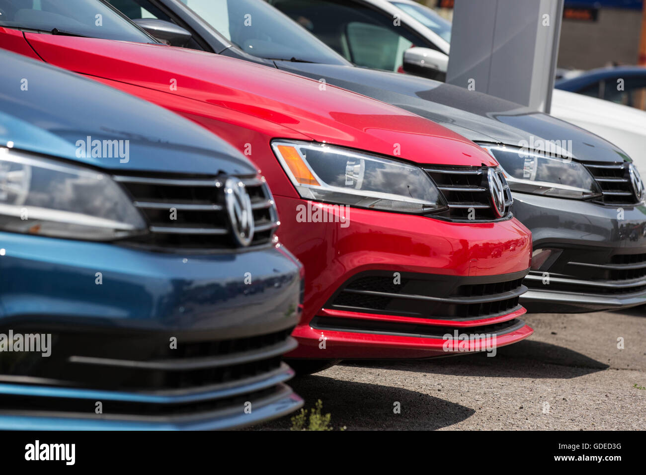Volkswagen dealership in Belleville, Ont., on July 14, 2016 Stock Photo