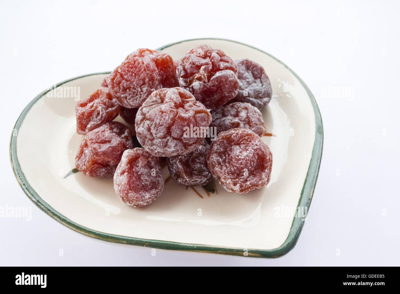 Sweet sieb reserve fruit, eat as dessert, on white background Stock Photo