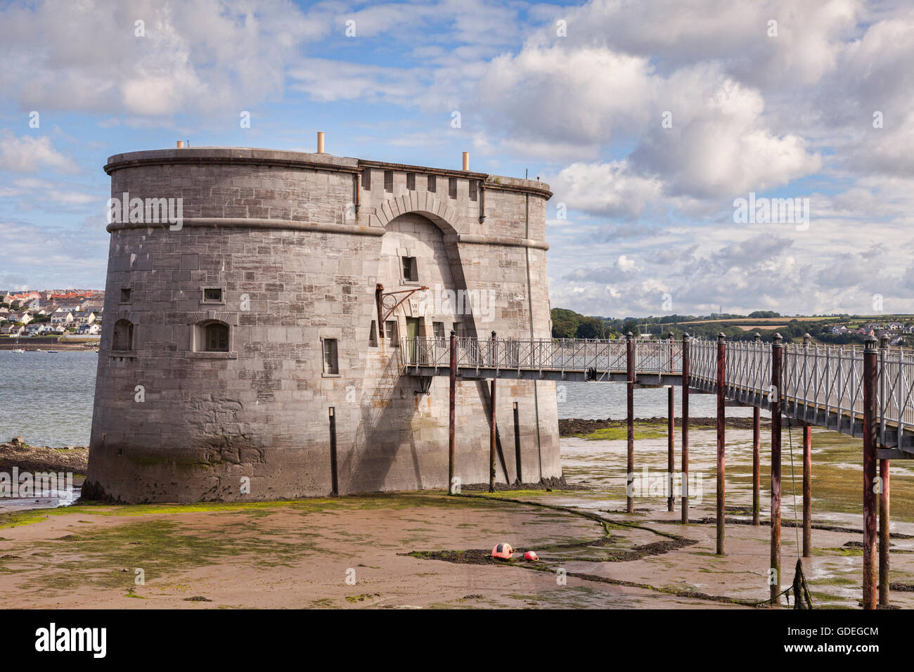 Gun Tower Museum, Pembroke Dock, Pembrokeshire, Wales, UK Stock Photo