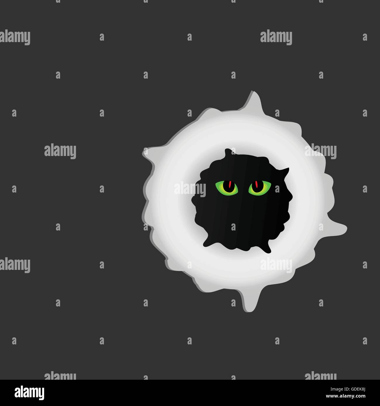 sweet and funny creature vector illustration Stock Vector