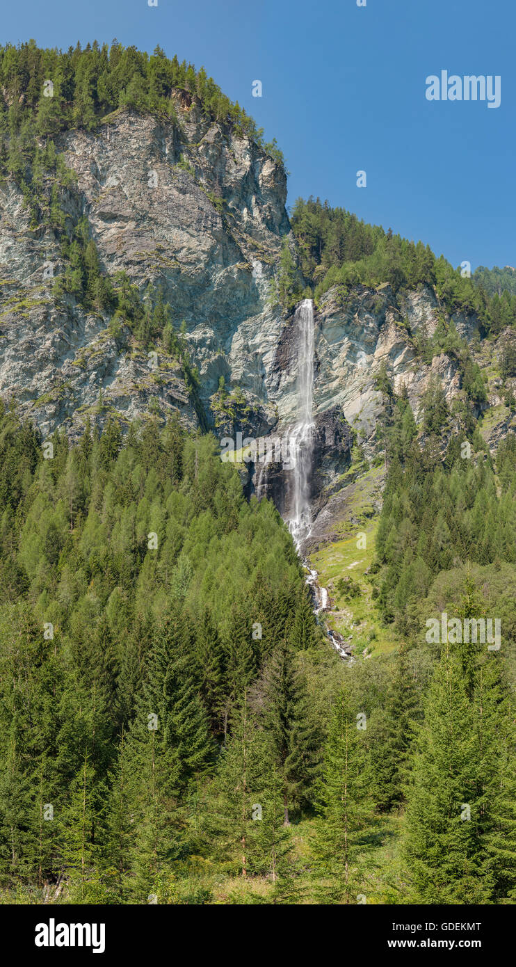 Aichhorn,Austria,Zopenitzenbach waterfall Stock Photo