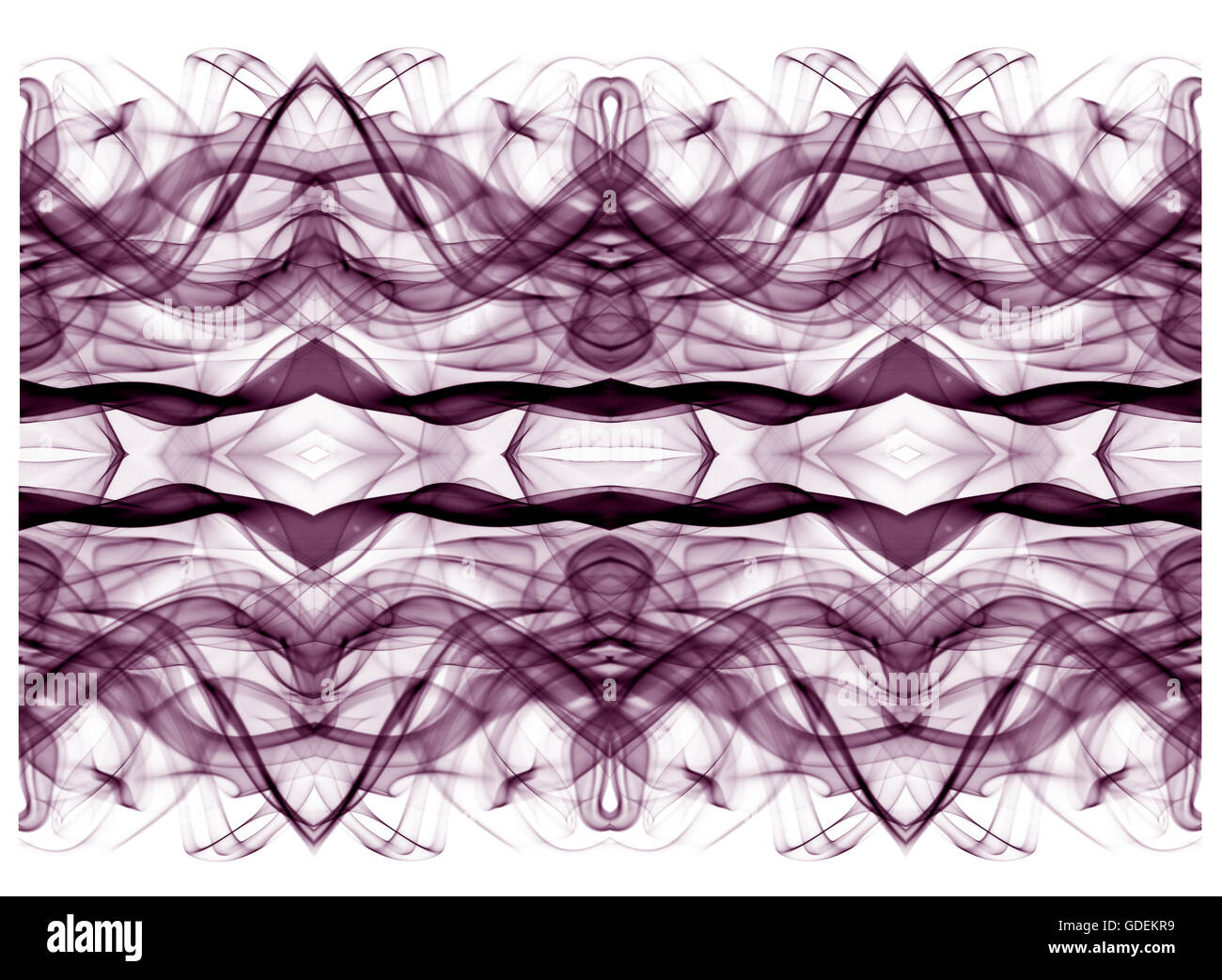 smoke abstract figure pattern on white background Stock Photo - Alamy