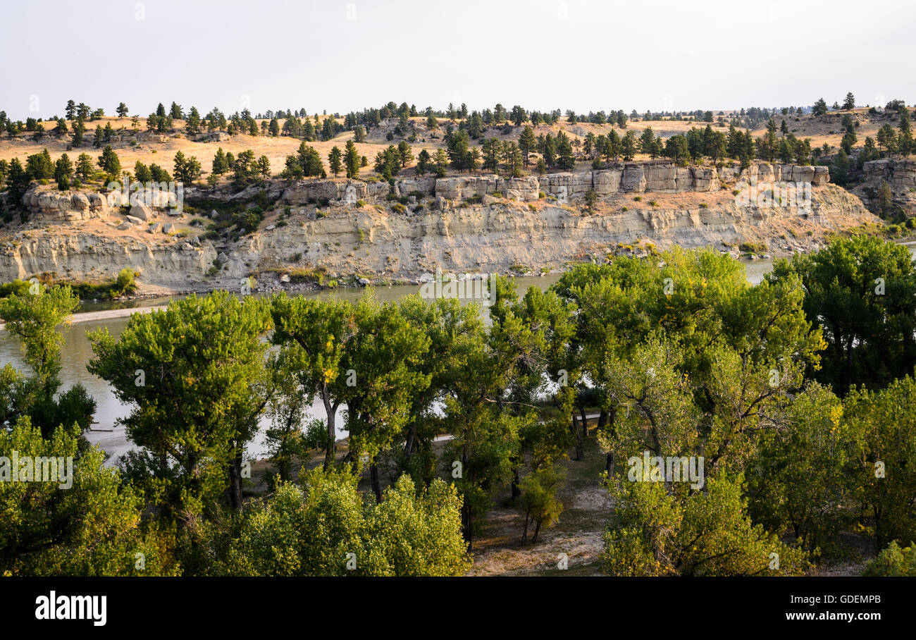 Pompeys Pillar National Monument Stock Photo Alamy