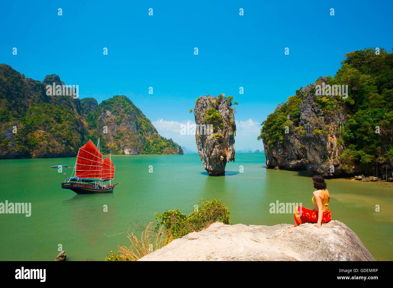 James Bond Island, PhangNga Bay National Park, Phuket, Thailand / Phangnga Stock Photo Alamy