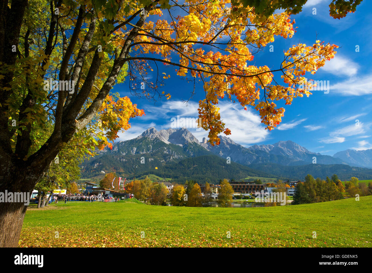 Alps, Pinzgau, Salzburger Land, Austria Stock Photo