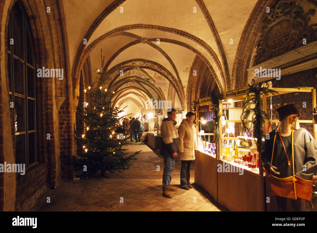 Christmas market, Luebeck, SchleswigHolstein, Germany Stock Photo Alamy