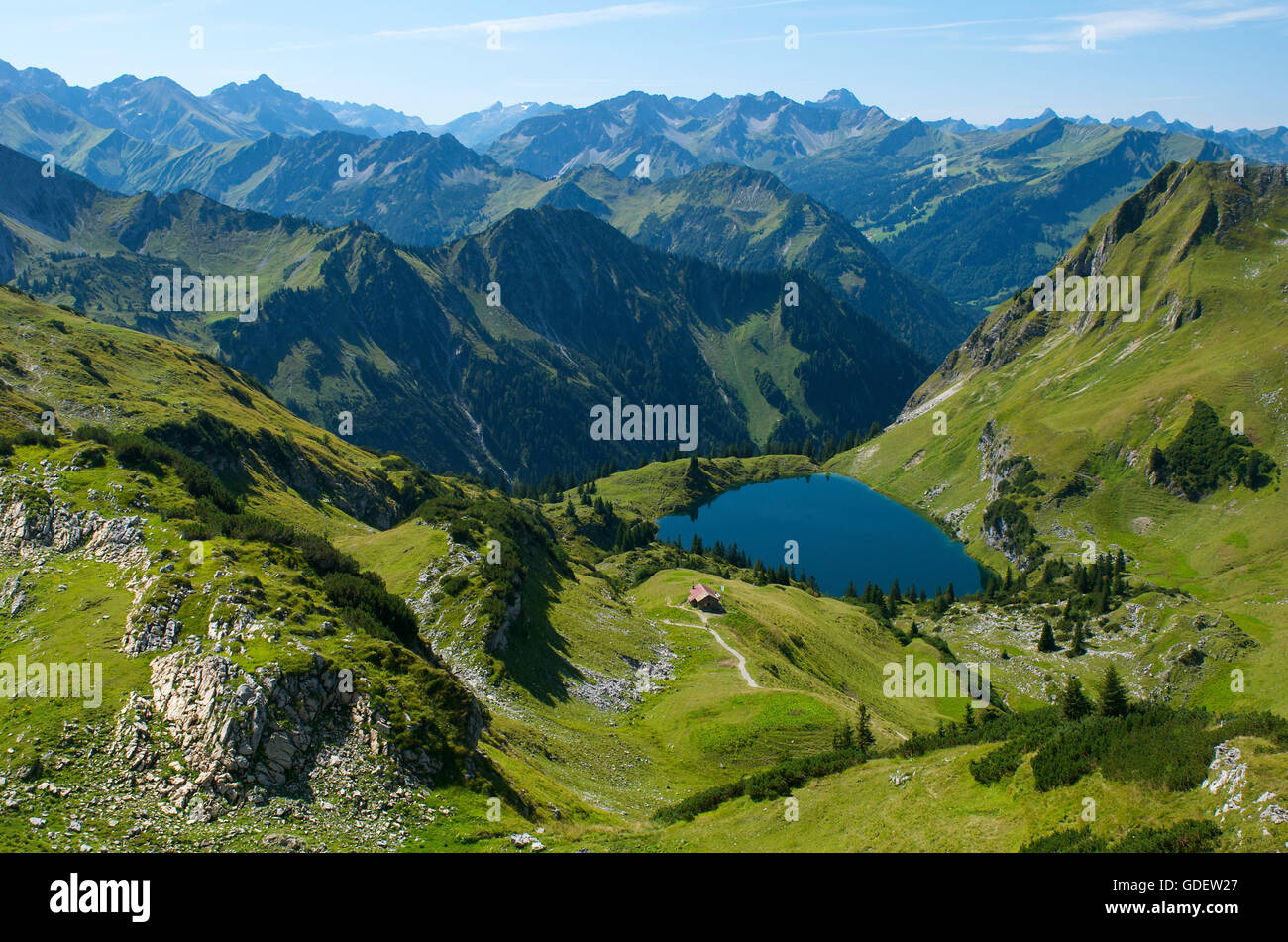 Lake seealpsee nebelhorn oberstdorf hi-res stock photography and images -  Alamy