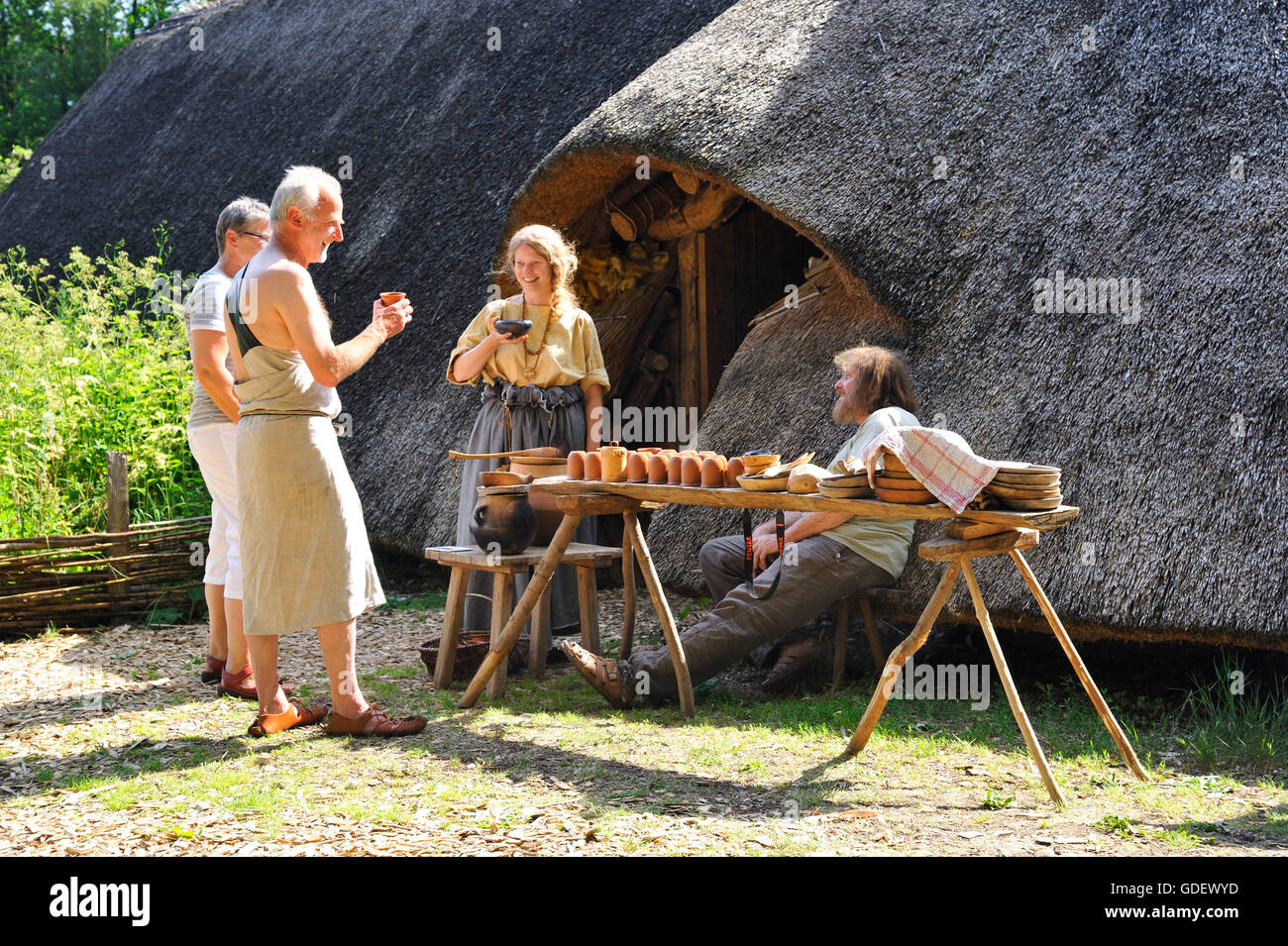 Bronze Age Farm, Neuenhaus, Lower Saxony, Germany Stock Photo Alamy