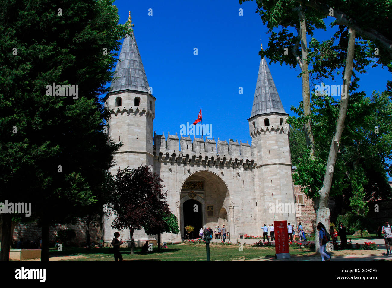 Welcome Gate, Bab-us Selam, Istanbul, Turkey / Bab-üs-selam Stock Photo