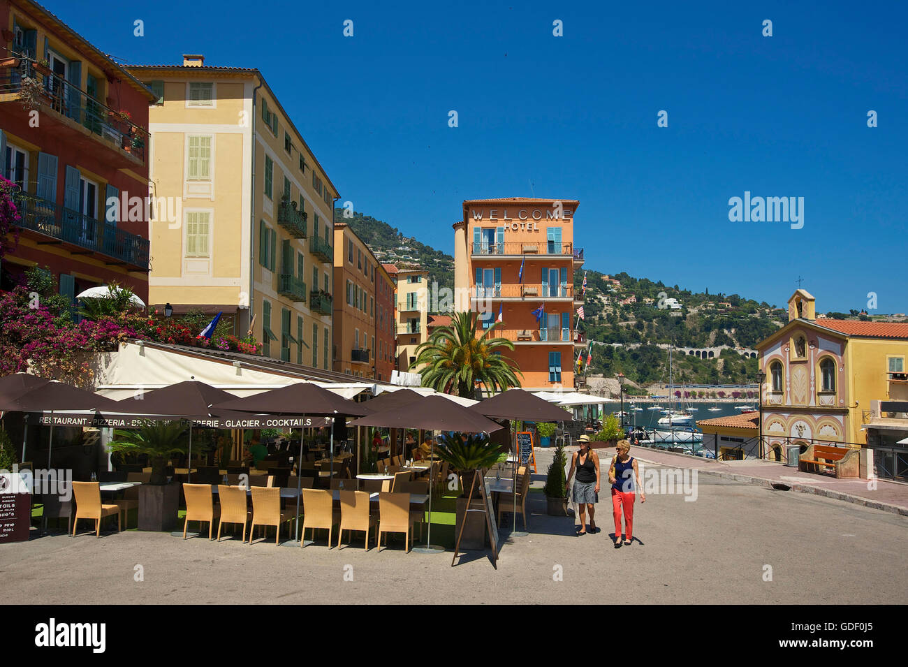 Villefranche-sur-Mer, Cote d?Azur, France Stock Photo