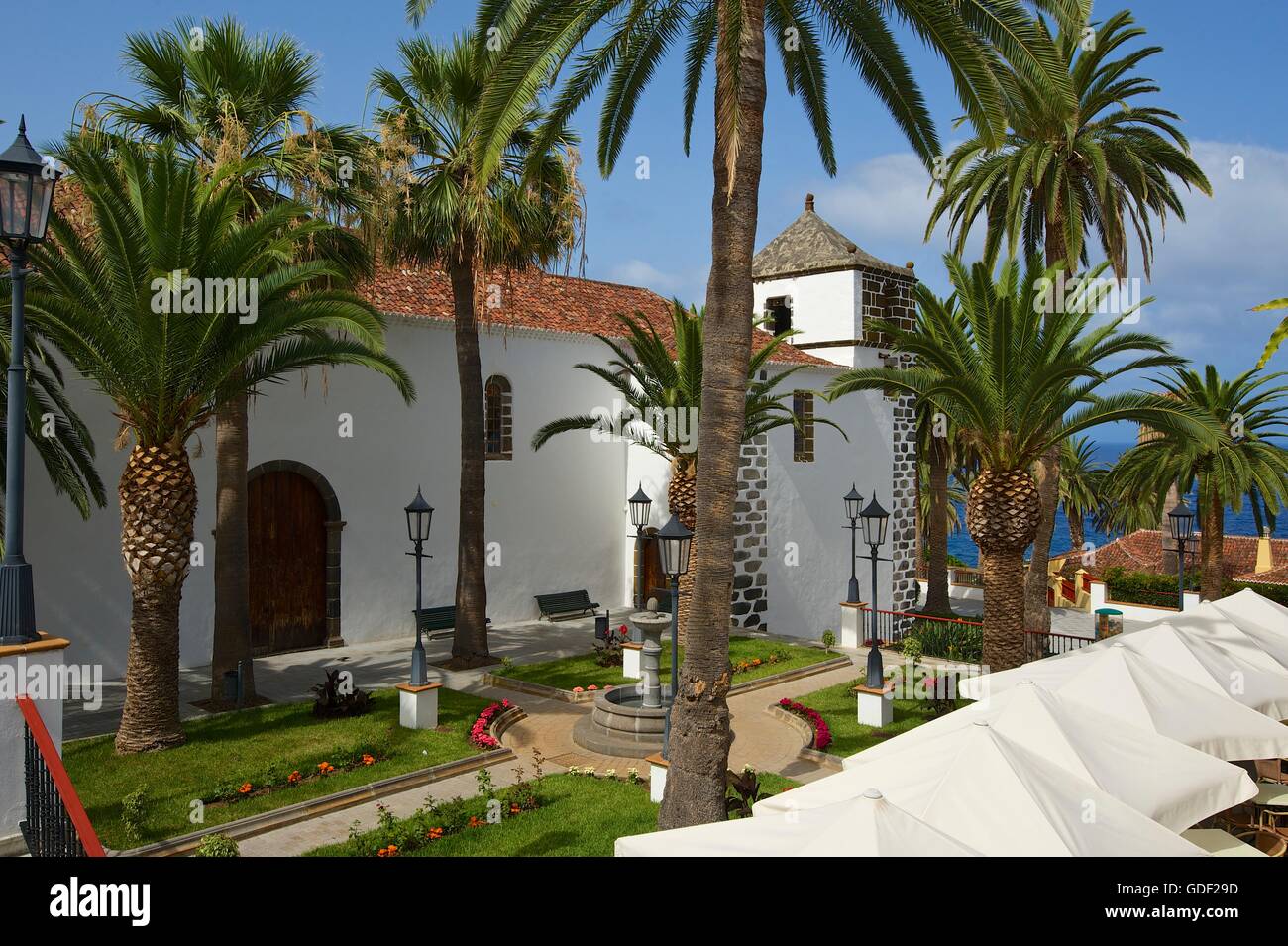 Church in San Andres, La Palma, Canaries, Spain Stock Photo