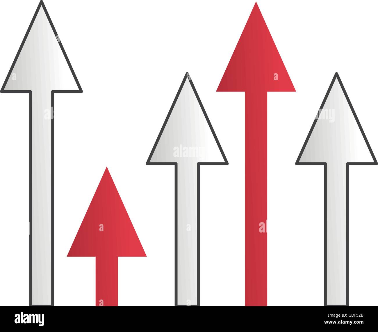 arrow pointing up icon Stock Vector Image & Art - Alamy