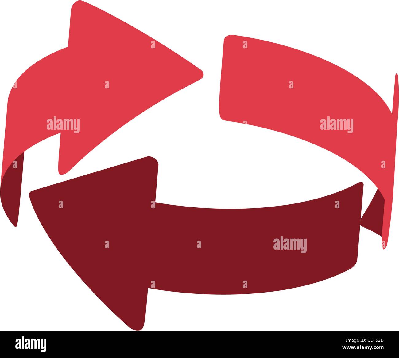 arrows pointing opposite ways icon Stock Vector Image & Art Alamy