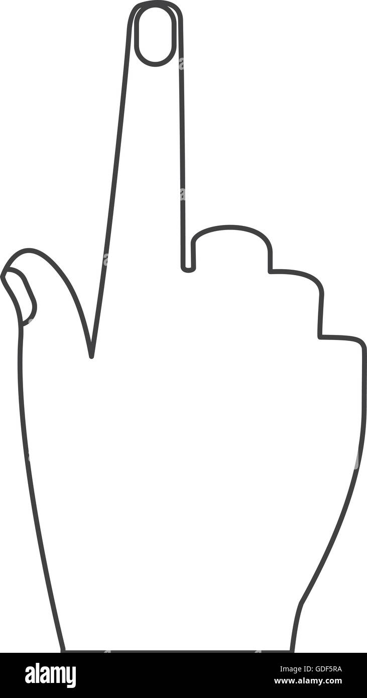 pointing finger clip art
