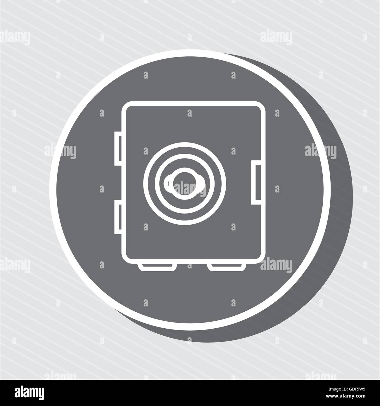 symbol of safe box blue isolated icon design Stock Vector Image & Art ...