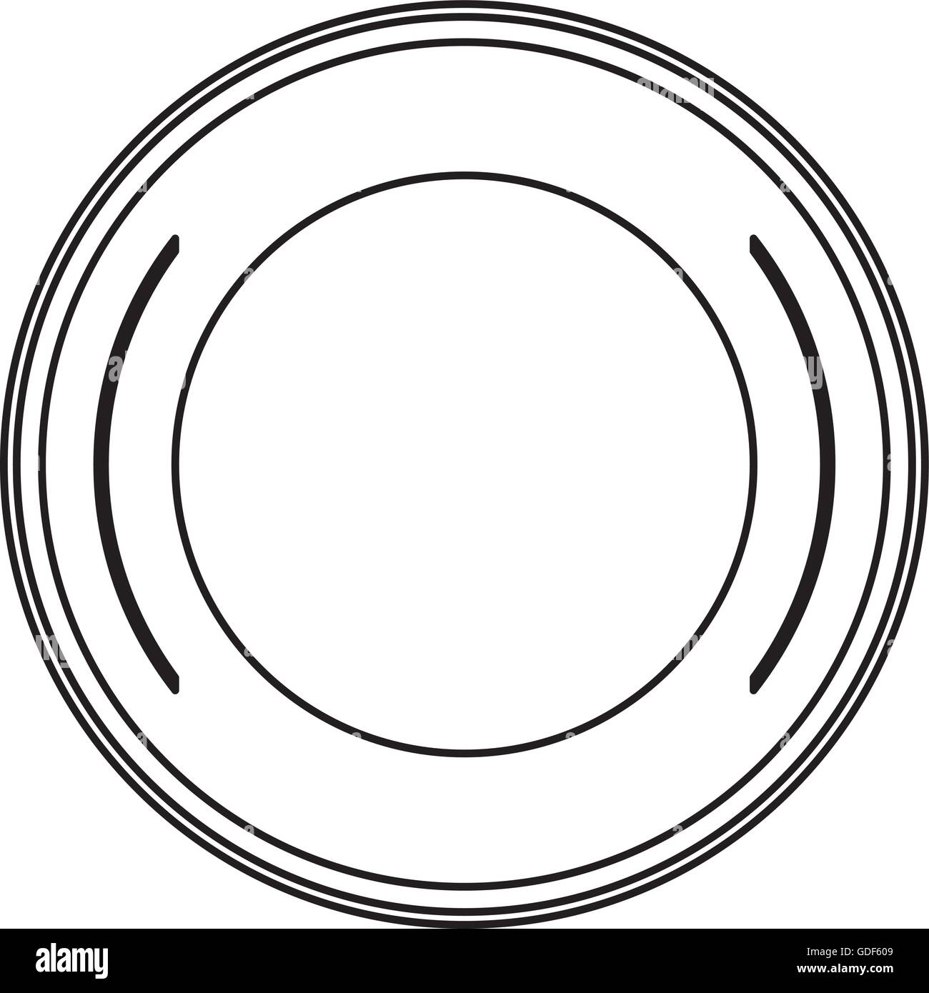 round badge icon Stock Vector Image & Art - Alamy