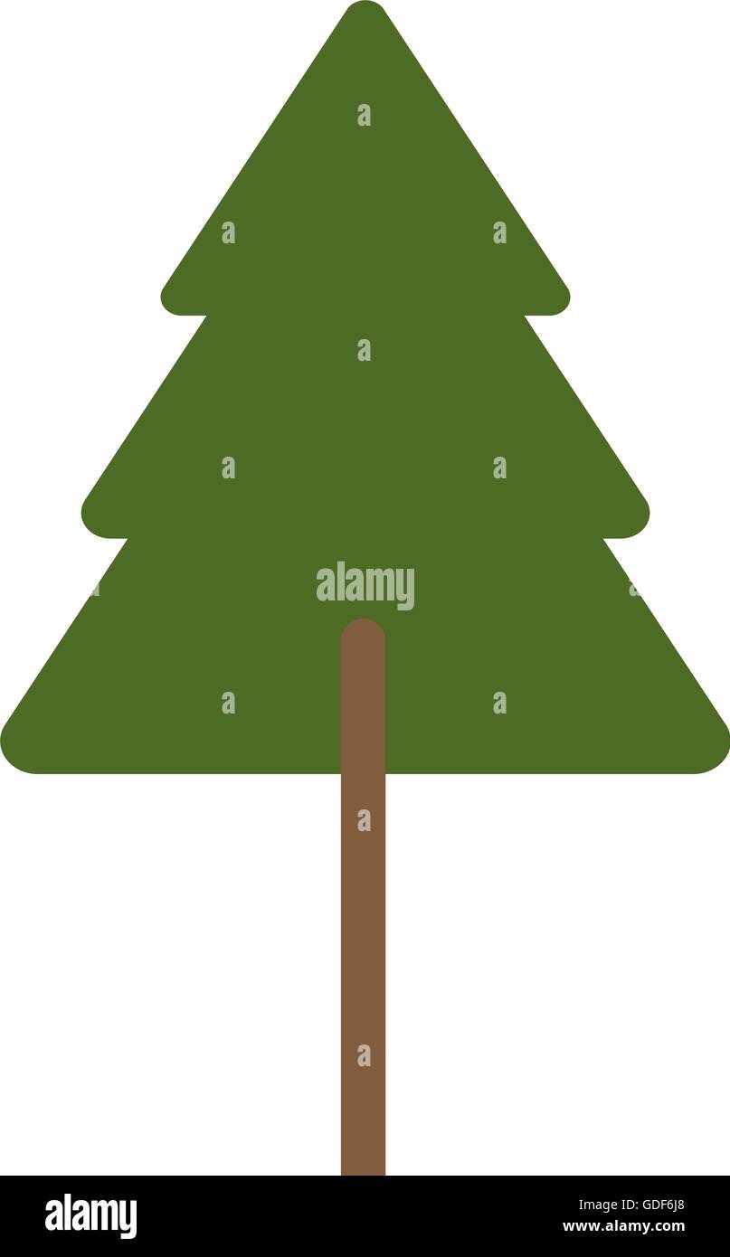 single tree icon Stock Vector Image & Art - Alamy