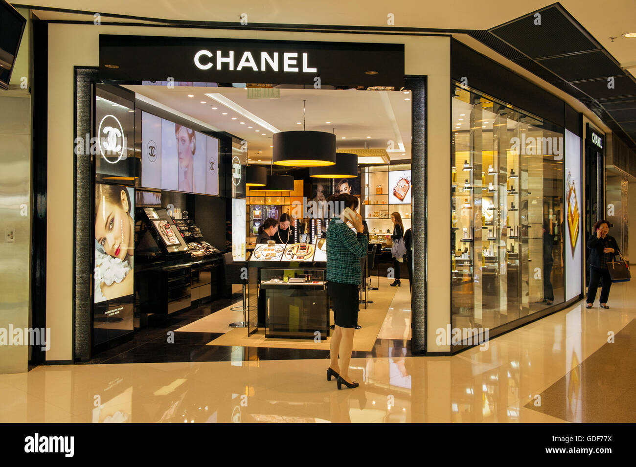 Chanel shop inside IFC, Central Hong Kong, China Stock Photo - Alamy