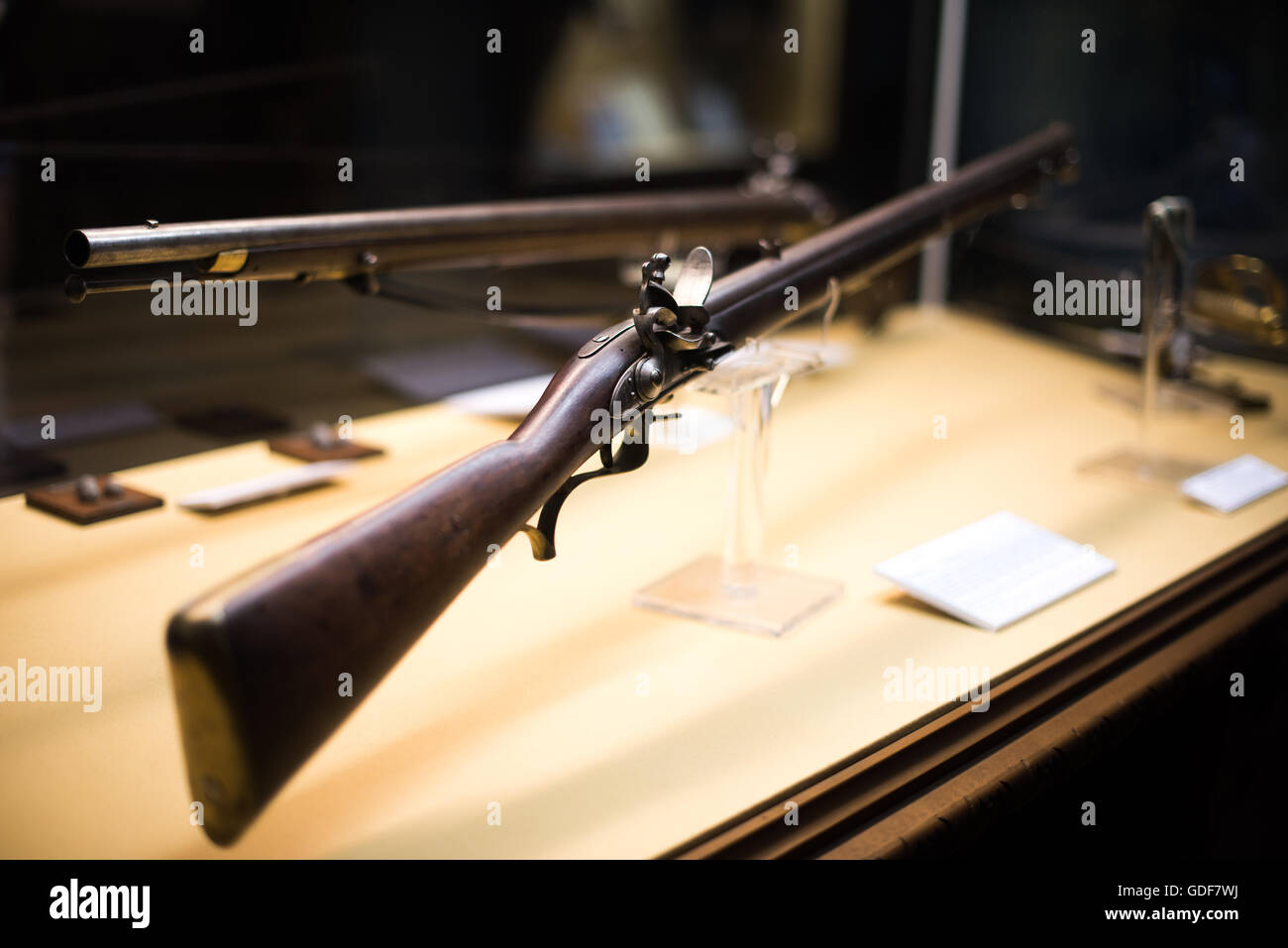 Vakar Rifle LISBON, Portugal — A Baker rifle dating to the early 19th century on ...