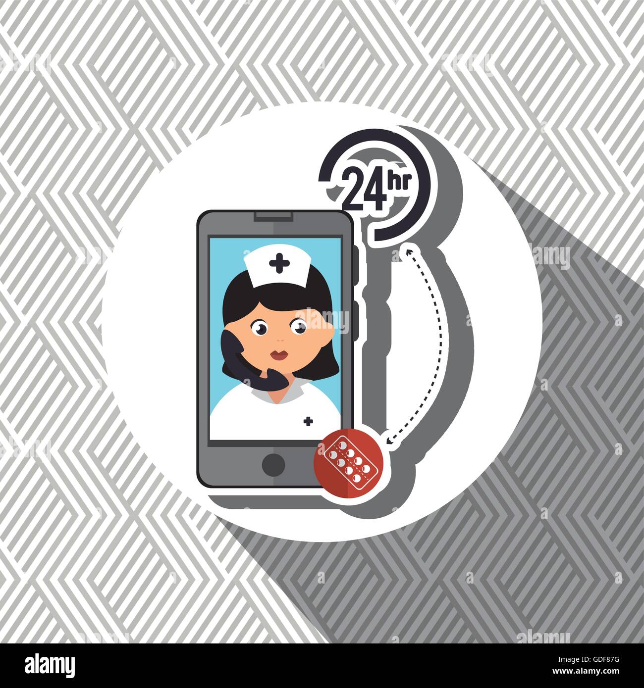 24 hour pharmacy Stock Vector Images - Alamy